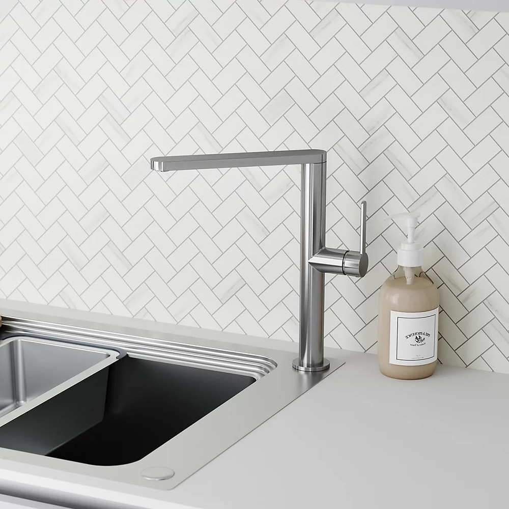 Baterie bucatarie GOODHOME Havarti, alama, crom