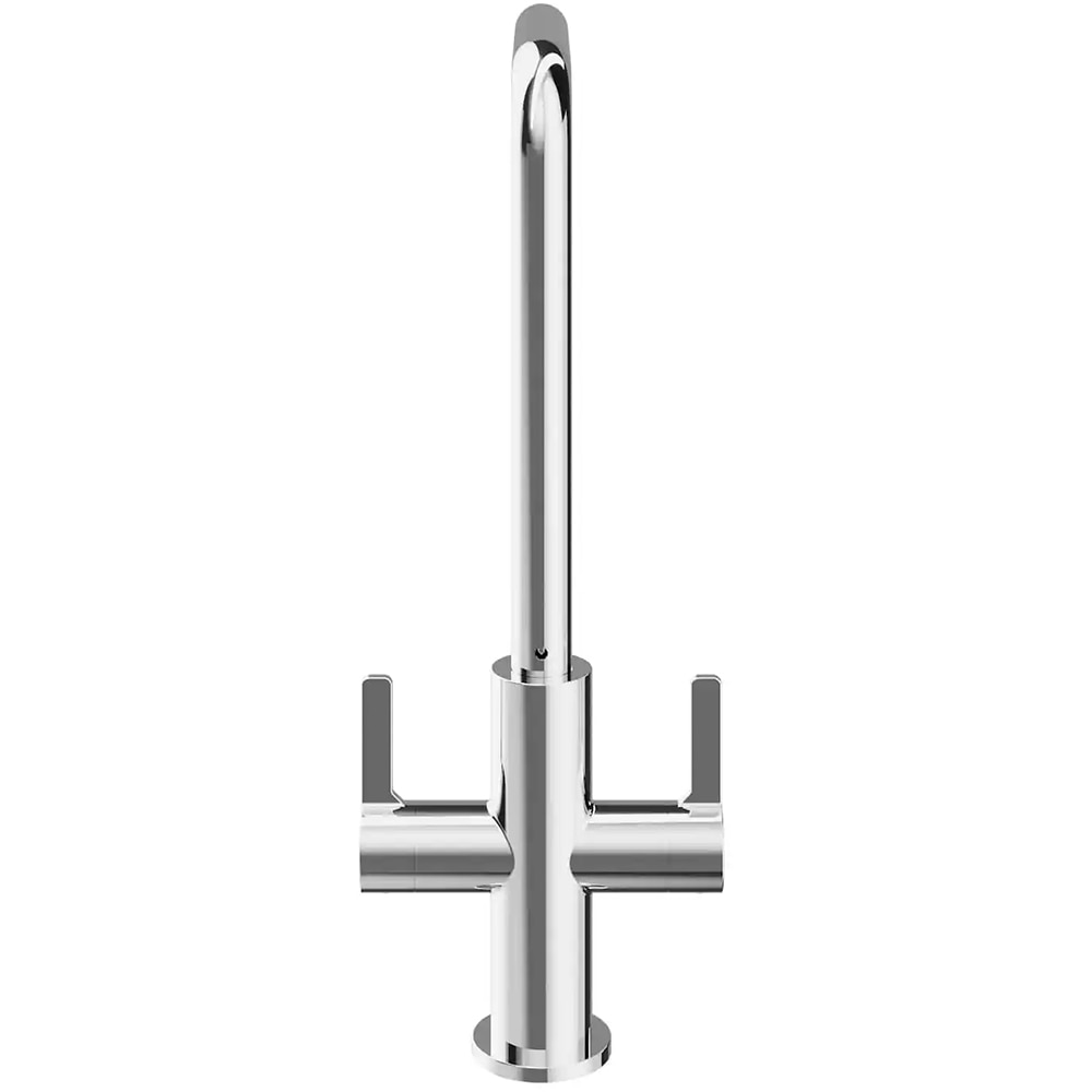 Baterie bucatarie GOODHOME Kamut, alama, crom