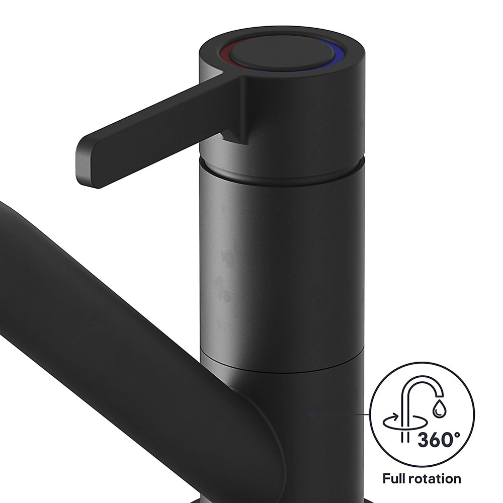 Baterie bucatarie GOODHOME Kawa, alama, grafit