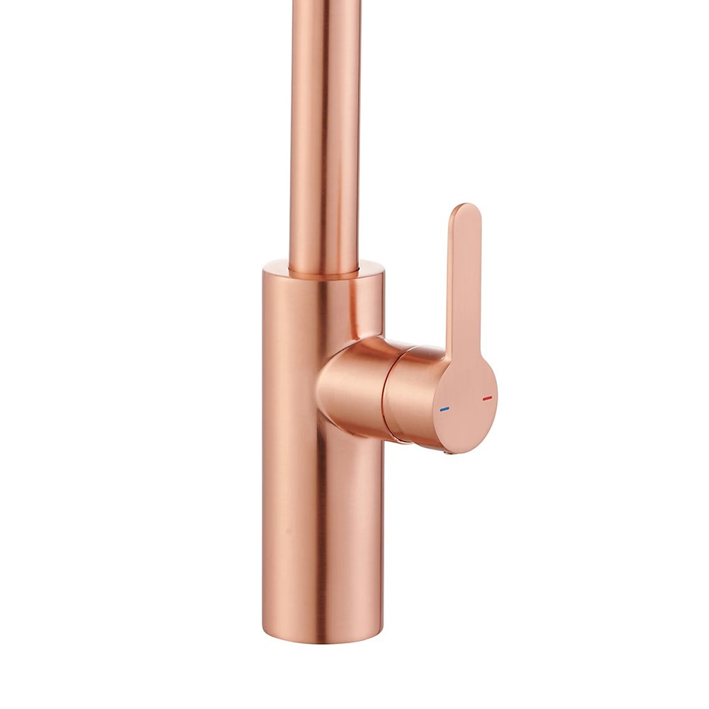 Baterie bucatarie GOODHOME Zanthe, alama, cupru