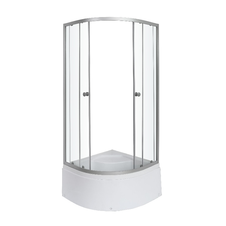 Cabina dus simpla, inalta, patrata, 80 x 80 cm 