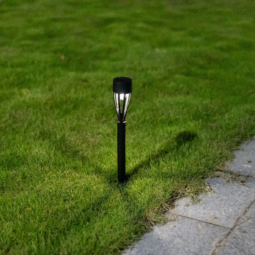 Lampa solara, IP44, 100 mAh, negru