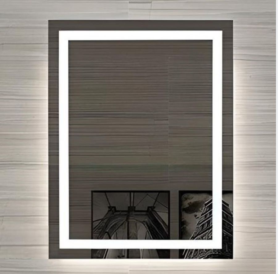 Oglinda baie, cu LED, 60 x 80 cm  WoodArt