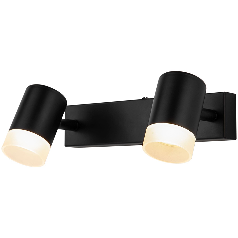 Spot dublu LED GOODHOME Maupin, 7W, 350lm, IP20, negru