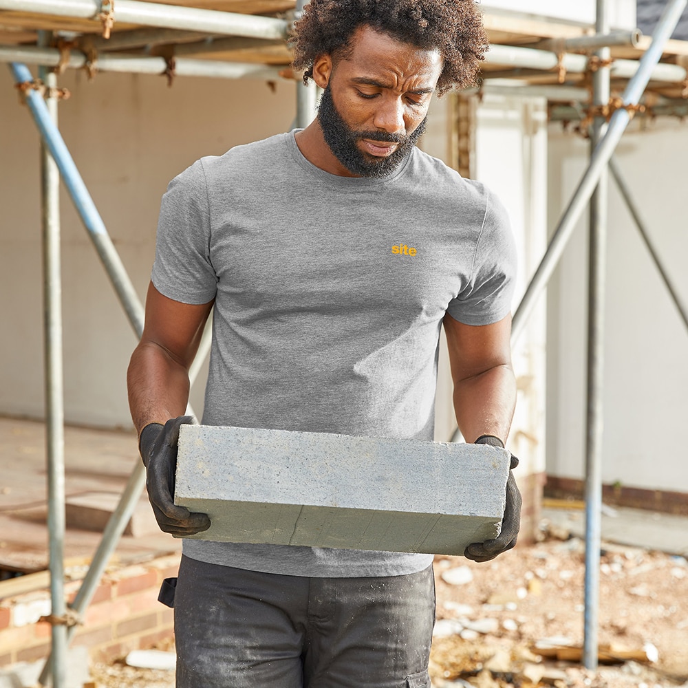 Set 2 tricouri SITE Troy, marimea XL, gri-albastru