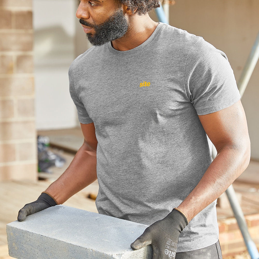 Set 2 tricouri SITE Troy, marimea XL, gri-albastru