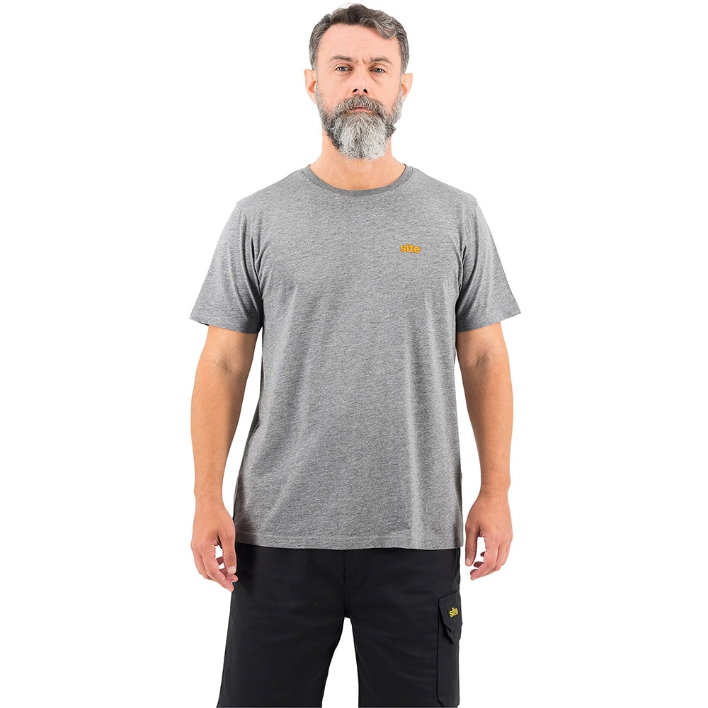 Set 2 tricouri SITE Troy, marimea XL, gri-albastru