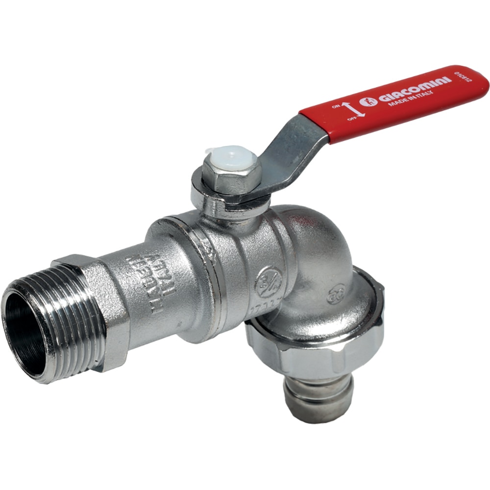 Robinet portfurtun GIACOMINI R621X044, 3.4", alama, argintiu