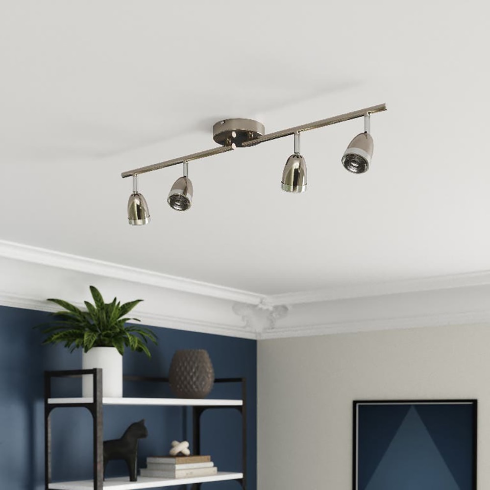 Spot GOODHOME Apheliotes, GU10, 7W, argintiu