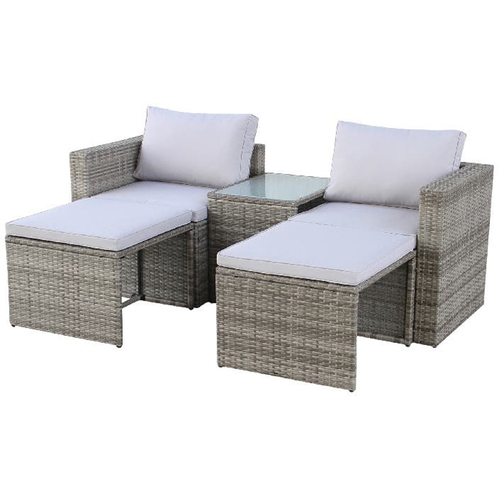 Set mobilier gradina Cony, 5 piese, maro