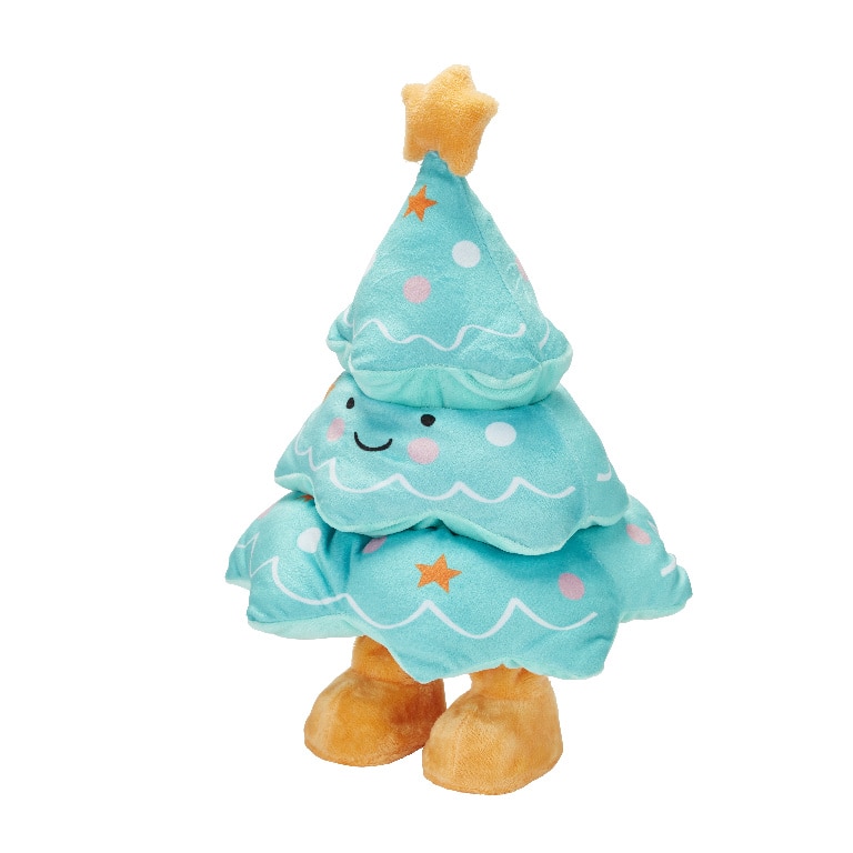 Jucarie Pesonaj Brad, 35 cm, danseaza si canta, pe baterie, plus, multicolor