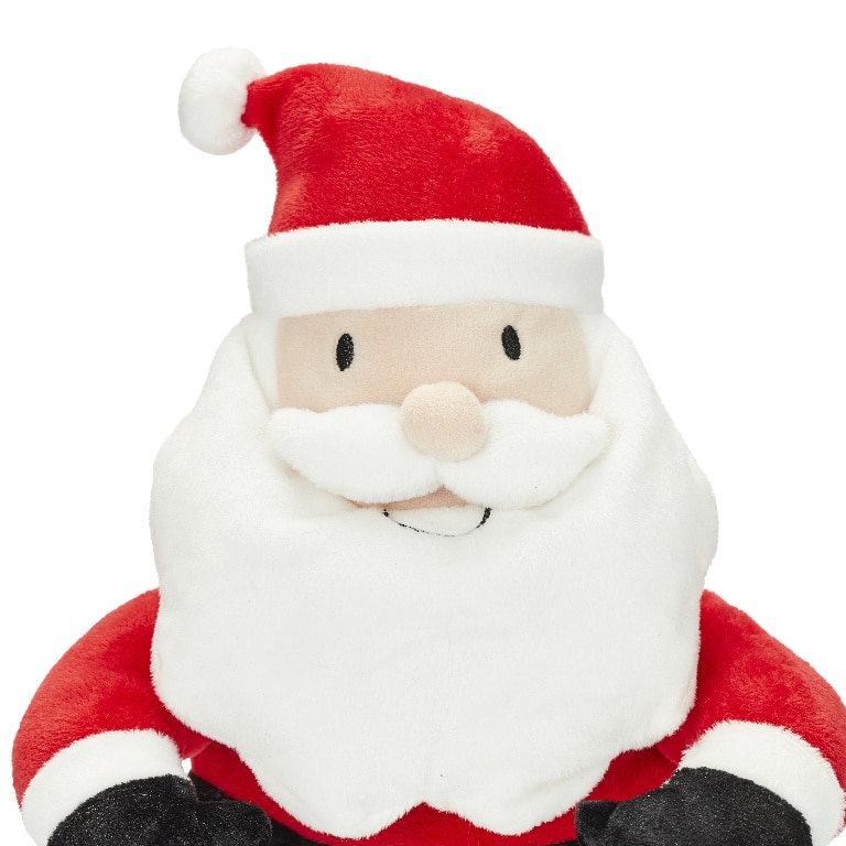 Jucarie Mos Craciun, 32 cm, animat si muzical, pe baterie, plus, multicolor
