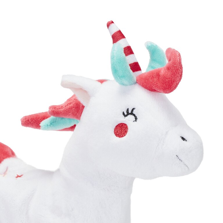Jucarie Unicorn, 26.5 cm, cu muzica, pe baterie, plus, multicolor