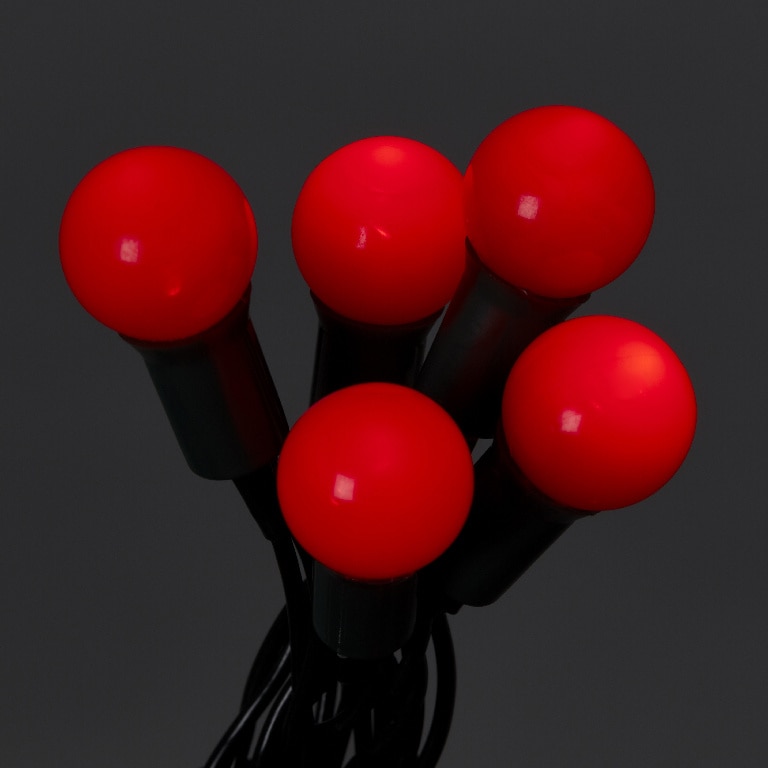 Instalatie Craciun 120 LED-uri, 13.52 cm, negru, lumina rosie