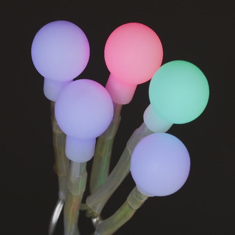 Instalatie Craciun 240 LED-uri, IP20 si IP44, transparent, lumina multicolora