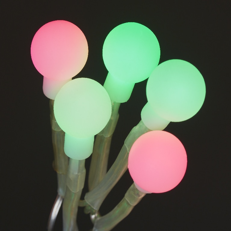 Instalatie Craciun 240 LED-uri, IP20 si IP44, transparent, lumina multicolora