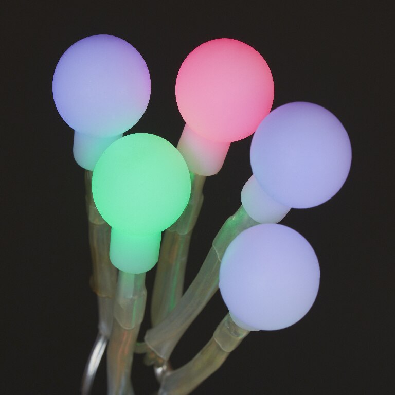 Instalatie Craciun 240 LED-uri, IP20 si IP44, transparent, lumina multicolora