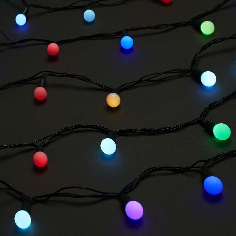 Instalatie brad LED BERRY UOML2221, 240 leduri, 19.12m, iluminat multicolor