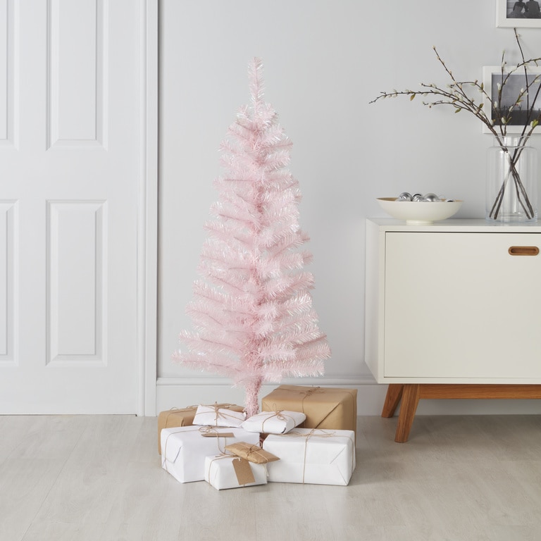 Brad artificial ORELLE, 122 cm, roz