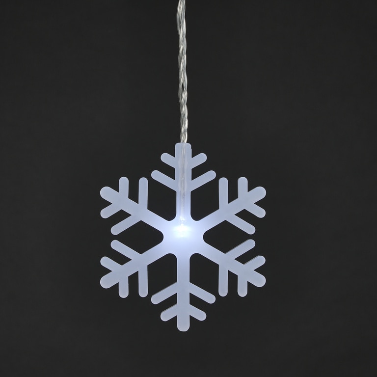 Perdea de lumini LED, 8 leduri, 5.4m, iluminare alb rece