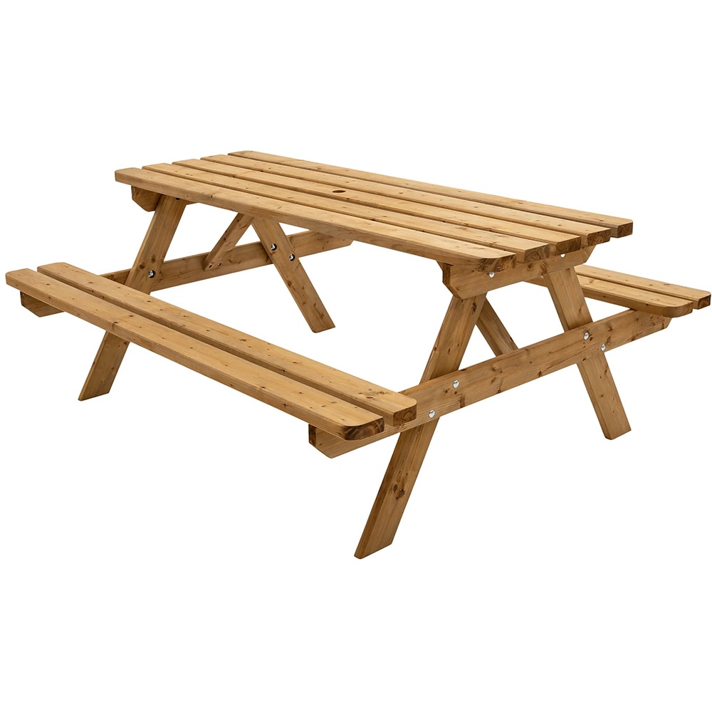 Set mobilier gradina GOODHOME Cabbio, 3 piese, maro