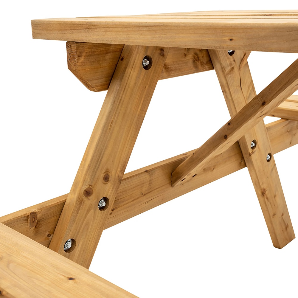 Set mobilier gradina GOODHOME Cabbio, 3 piese, maro