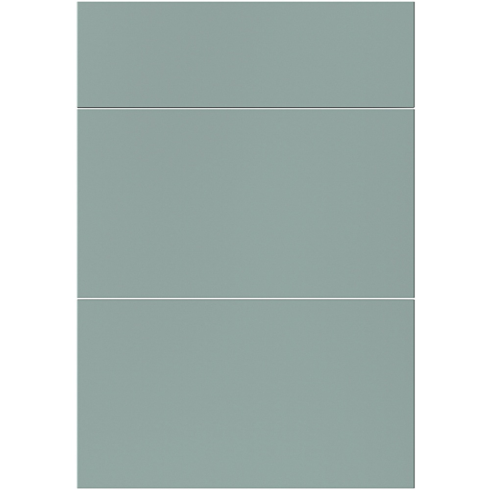 Front corp bucatarie GoodHome Stevia, 3 sertare, 50 cm, verde