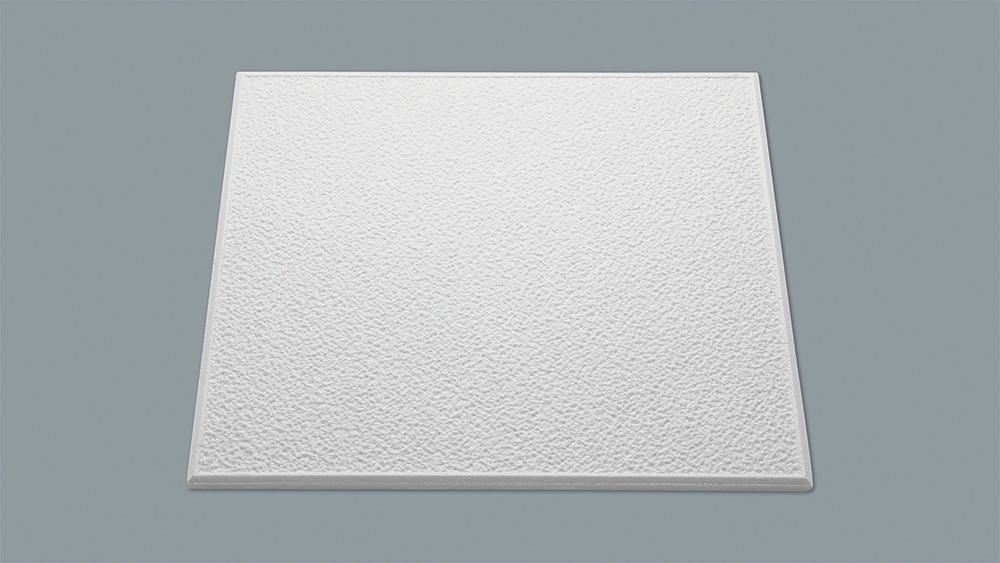 Plafon Decorativ Polistiren, T101, 50 x 50 cm, 10 mm, 2Mp/Pachet  Decoflair