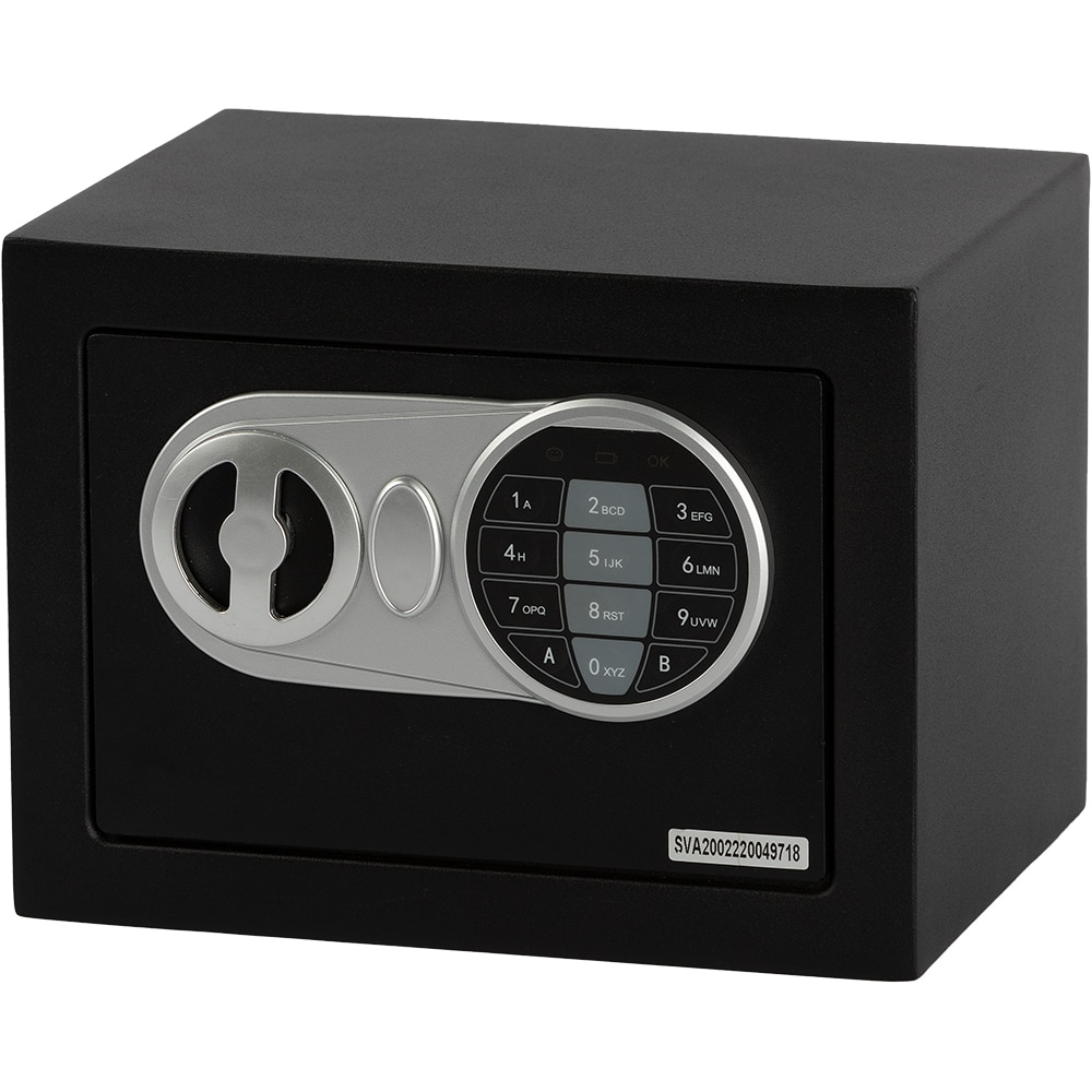 Seif electronic SMITH AND LOCKE, 17 x 23 x 17 cm, negru