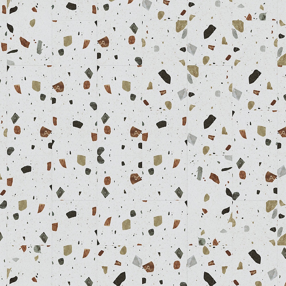 Parchet vinil compozit GOODHOME Mambo Terrazo, 80 x 40 cm, 2.17 mp, multicolor