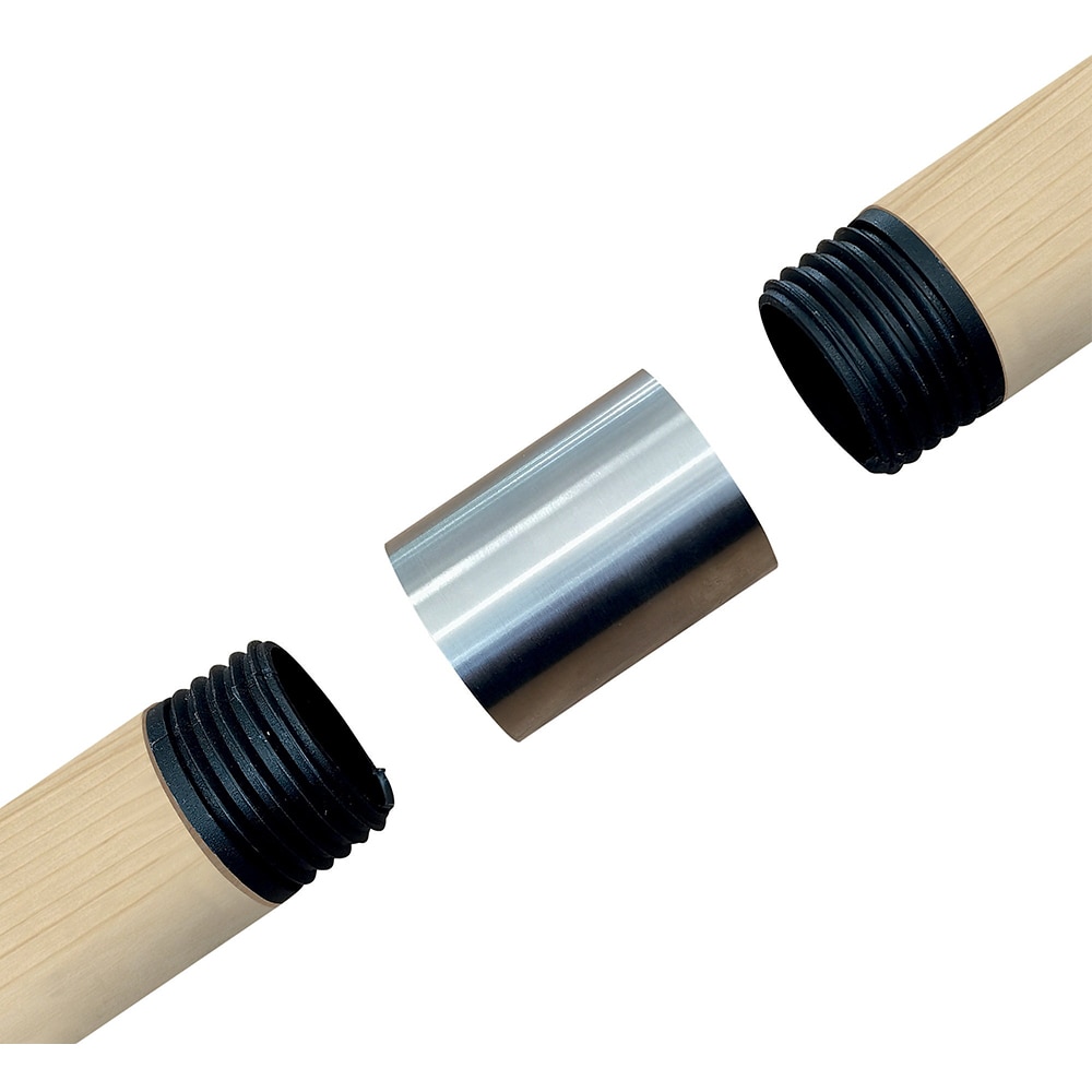 Conector mana curenta pentru scara FORTIA, otel inoxidabil, argintiu