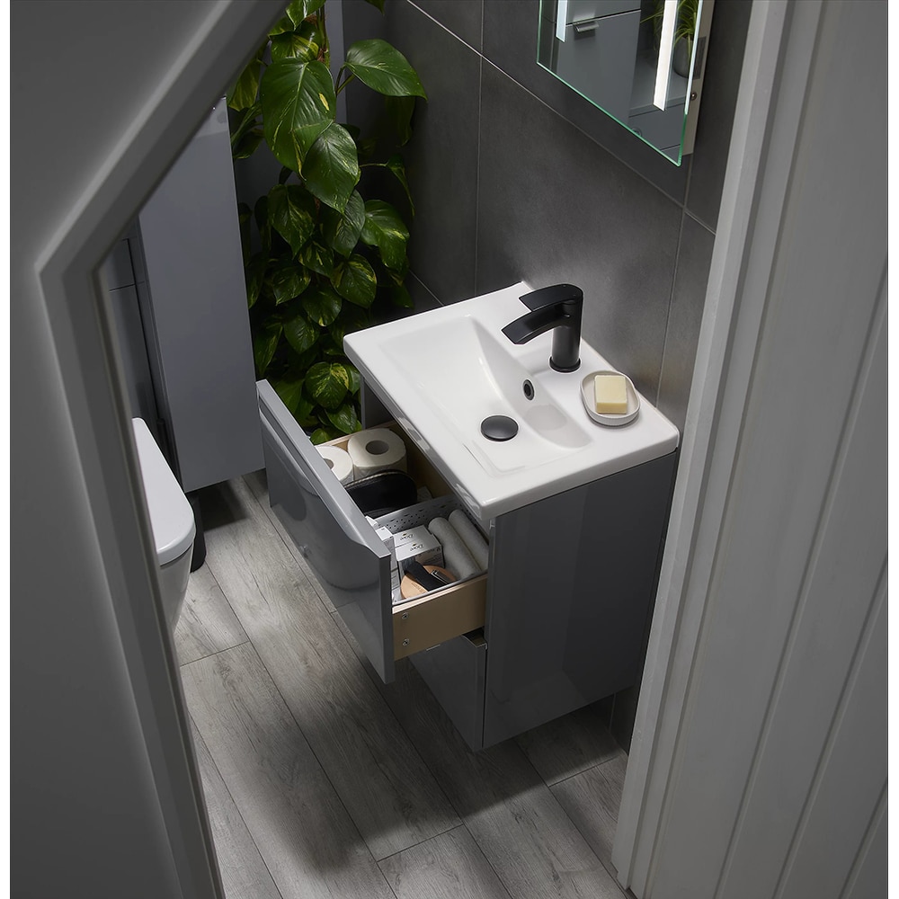 Masca lavoar GOODHOME Imandra, 50 x 36 x 60 cm, gri