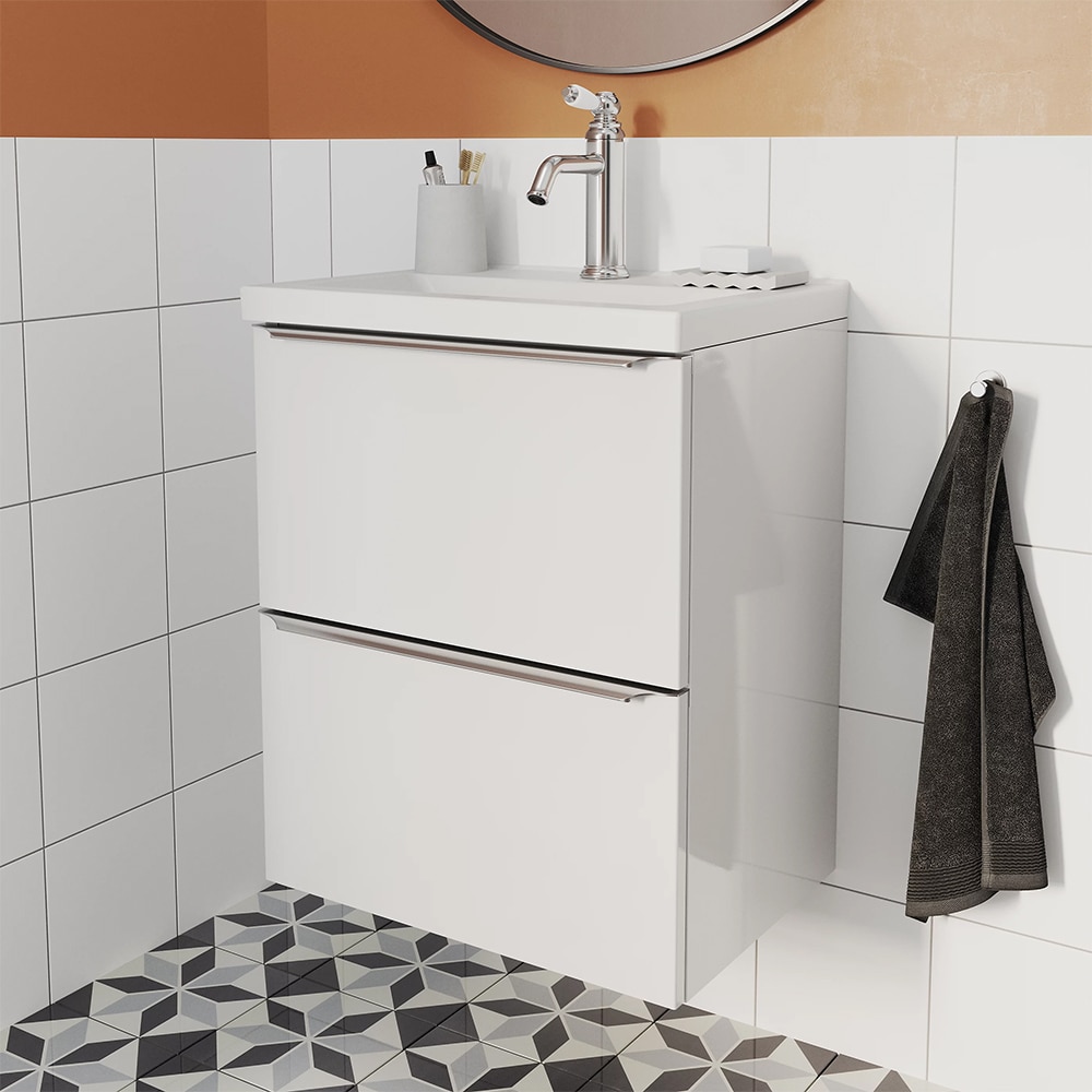 Masca lavoar GOODHOME Imandra, 50 x 36 x 60 cm, alb