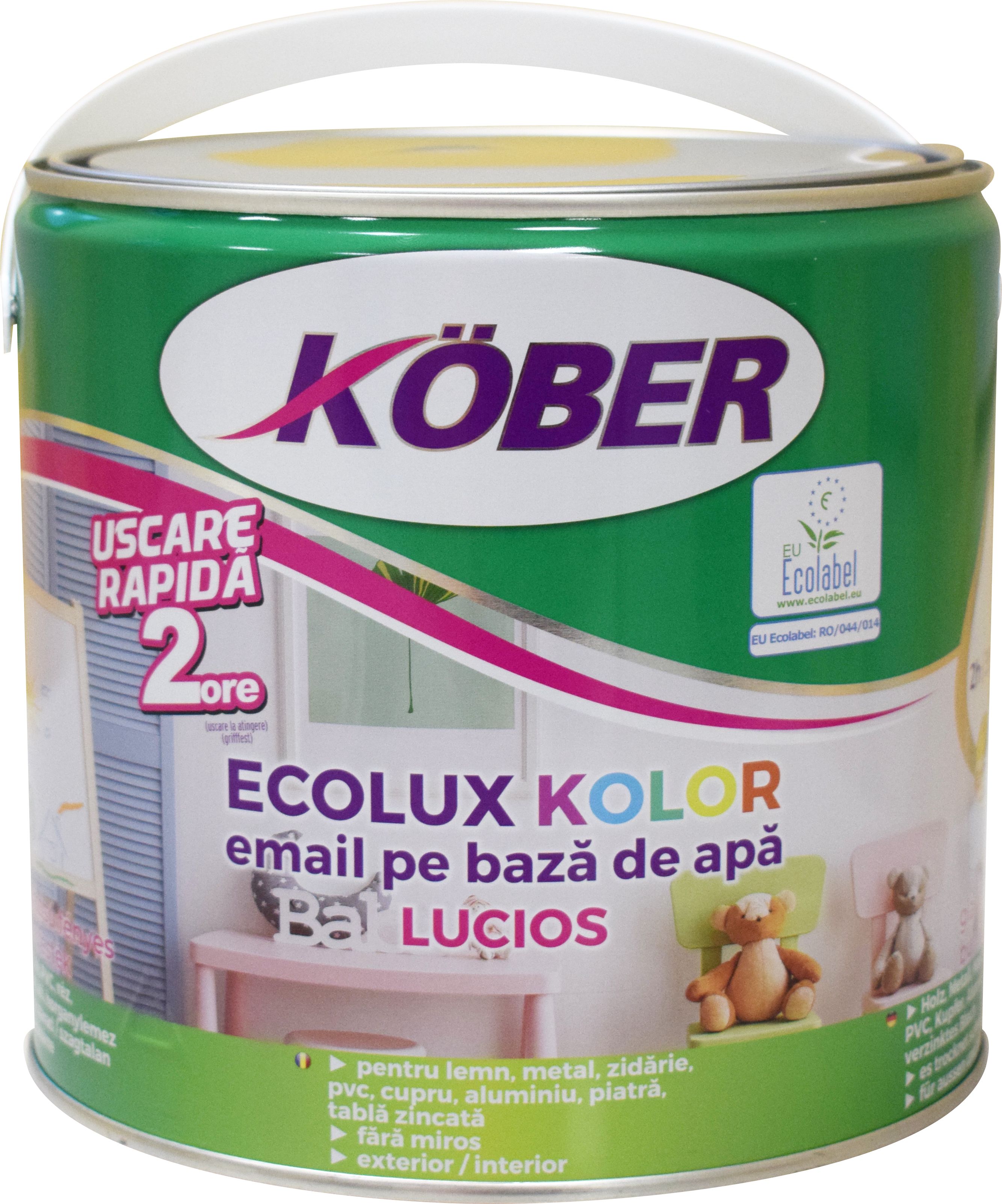 Email Ecolux Kolor Lucios Negru 2.5