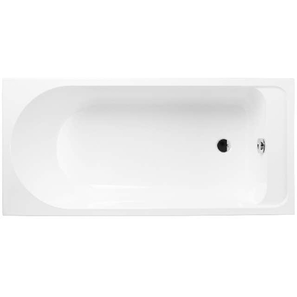 Cada baie GOODHOME Cavally, reversibila, acril, 150 x 70 cm, alb