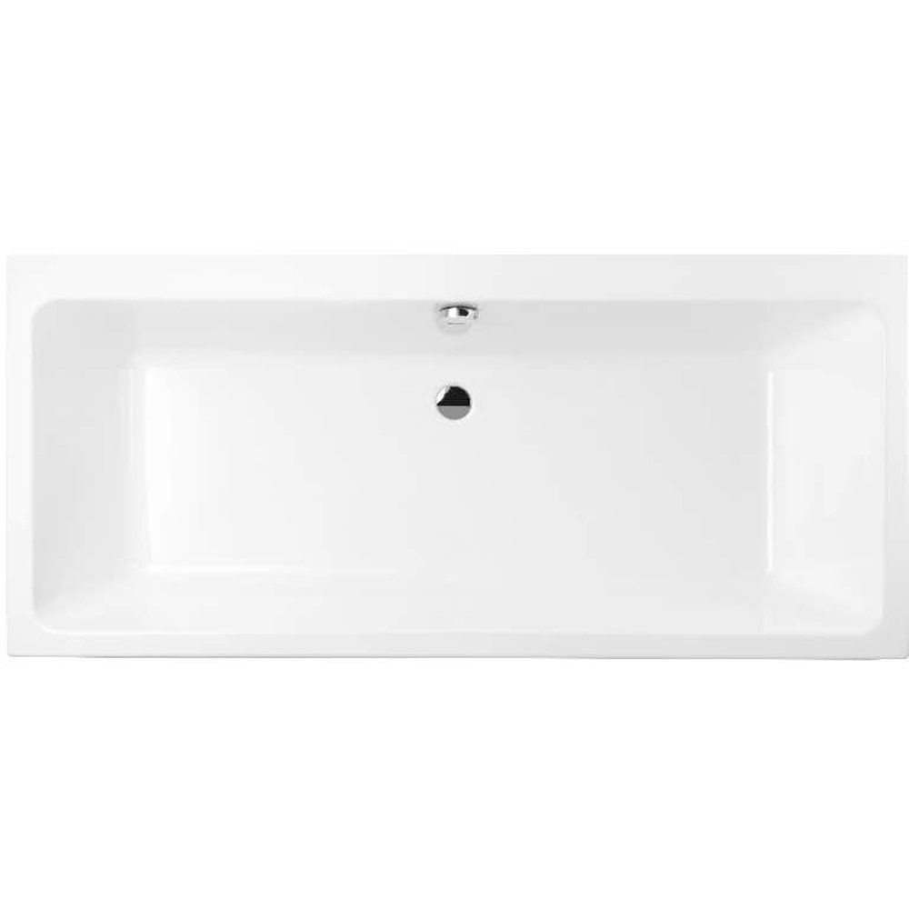 Cada baie GOODHOME Teesta, reversibila, acril, 180 x 80 x 38.5 cm, alb