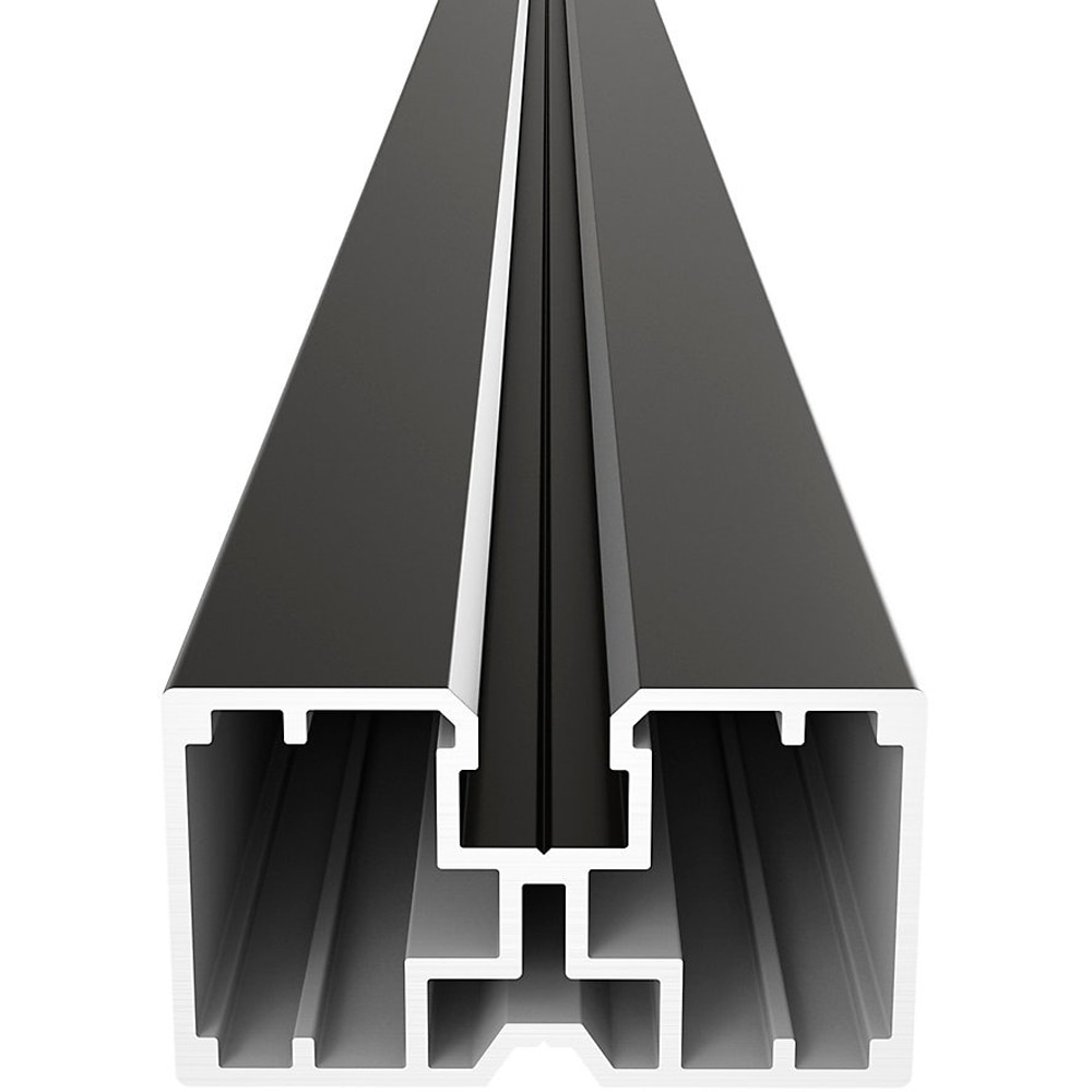 Grinda pardoseala WPC Klikstrom, 301 cm, gri inchis, 1 buc