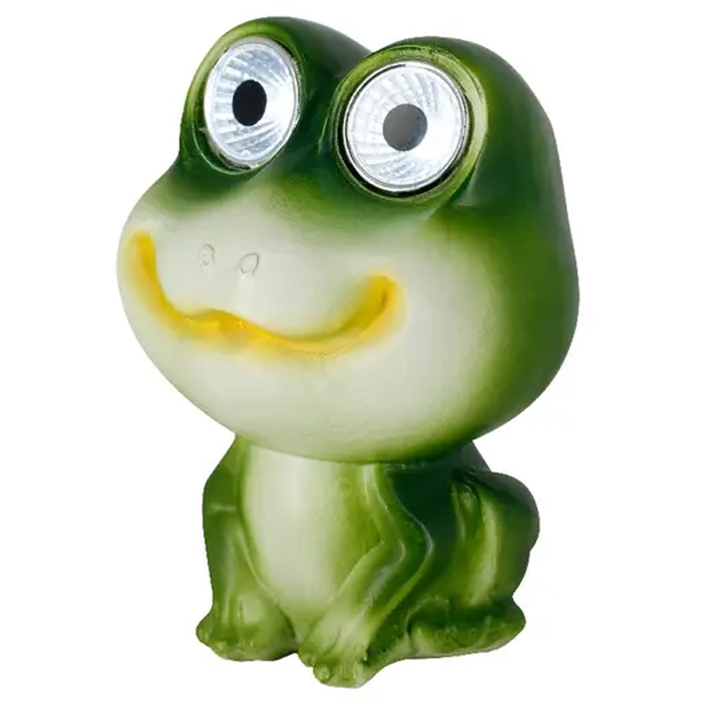 Lampa solara broasca SITE, IP44, verde