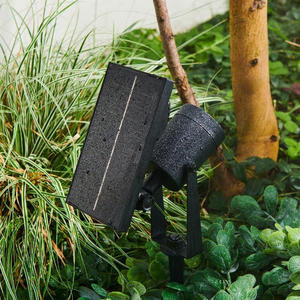 Lampa solara Adjuma, IP44, 300 lm, negru