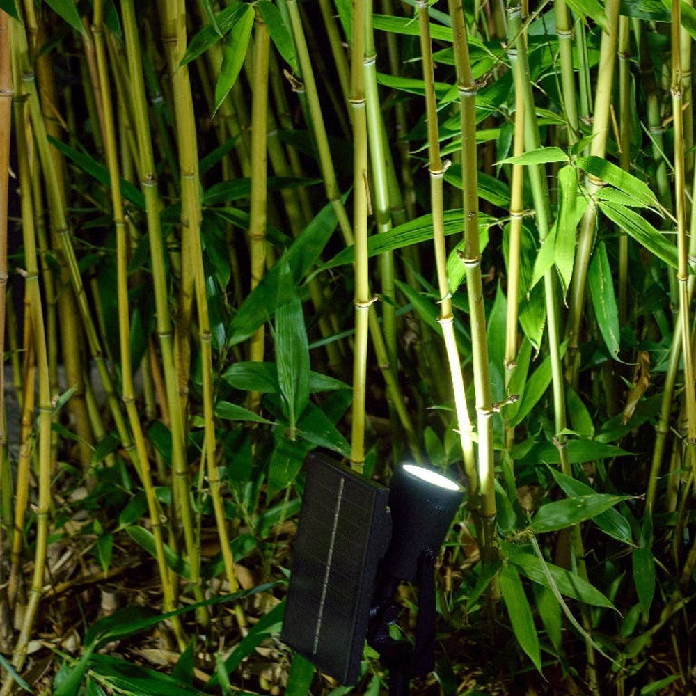 Lampa solara Adjuma, IP44, 300 lm, negru