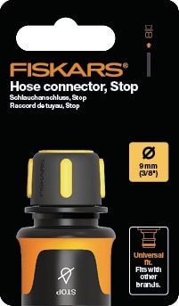 Conector furtun stop 9 mm • Fiskars