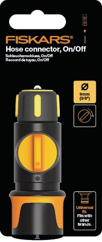 Conector furtun on off 9 mm • Fiskars