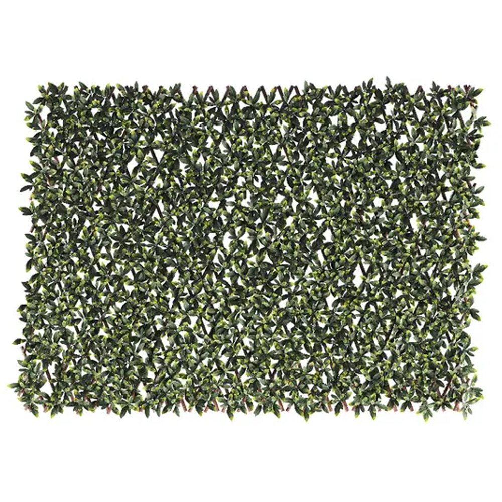 Panou gard rachita cu frunze KLIKSTROM Mo2, 200 x 100cm, maro-verde