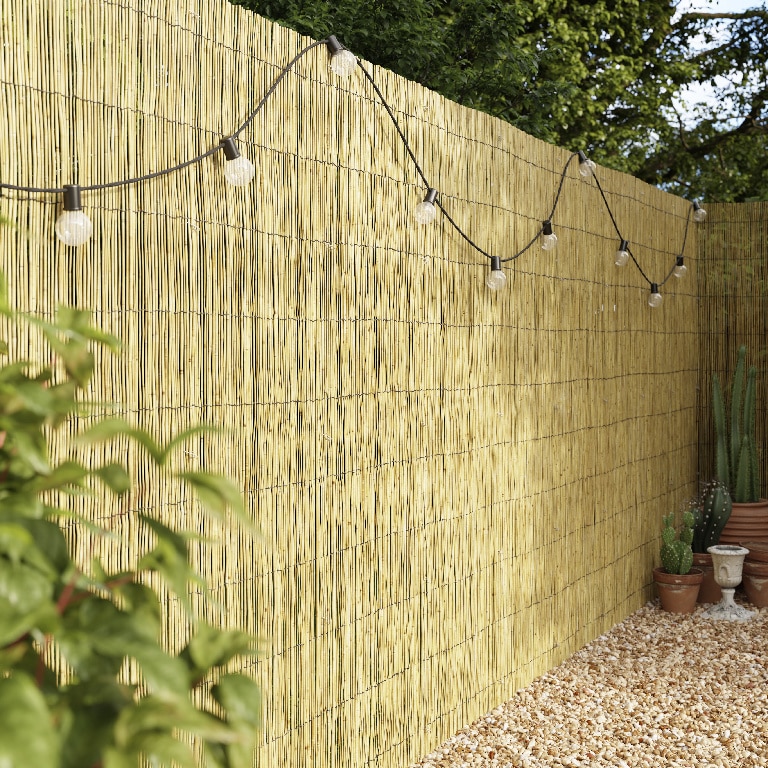 Rola imprejmuire decor din paie ptr garduri, 180X300