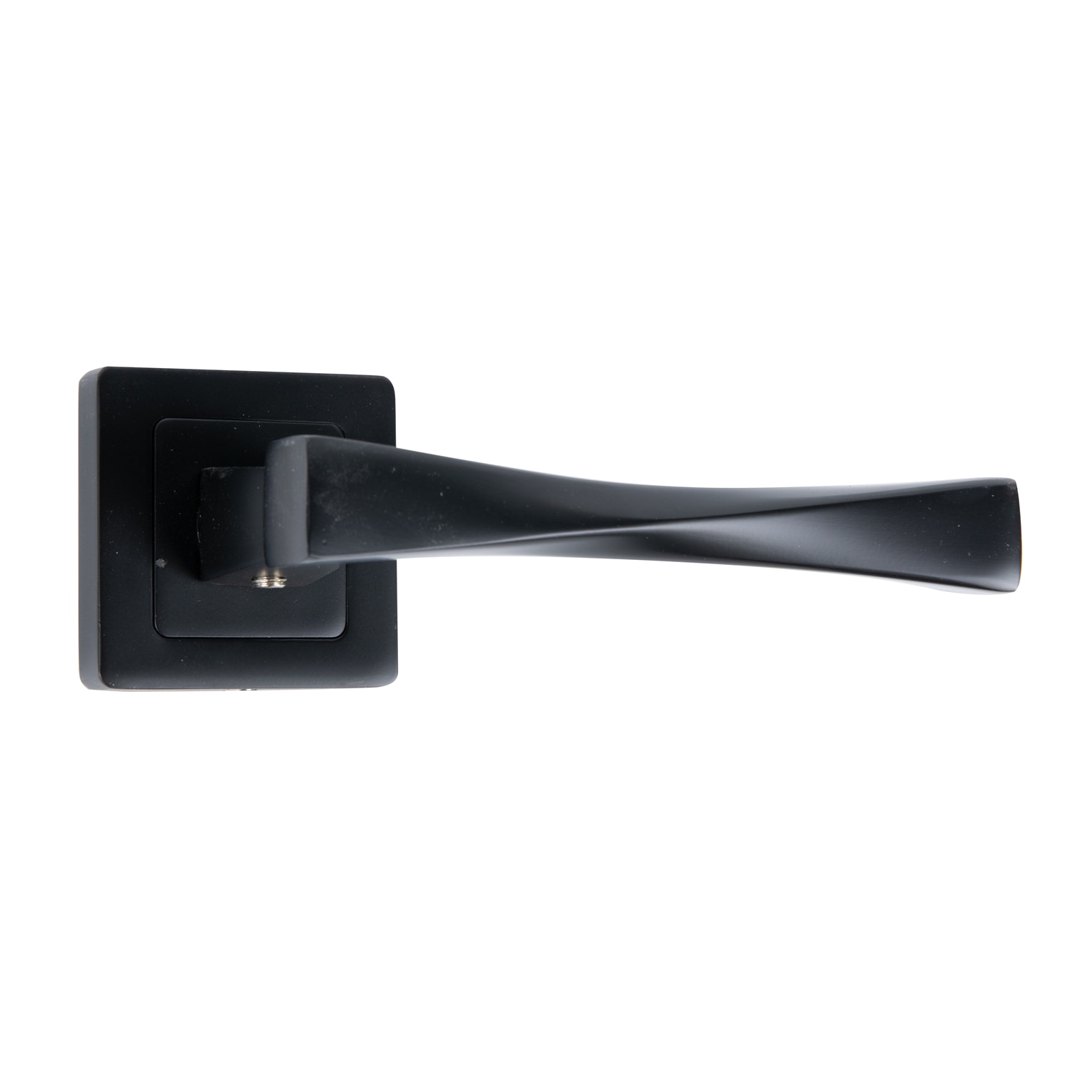 Set manere, rozete cilindru, aluminiu, negru, usi de interior • Yale Verona