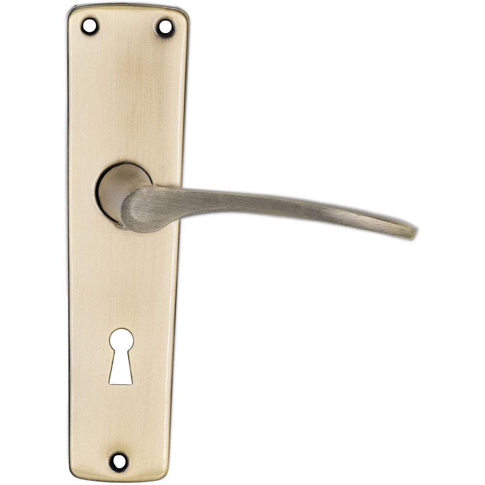 Maner cu sild ASSA ABLOY, aluminiu, 100 mm, 2 bucati, alama