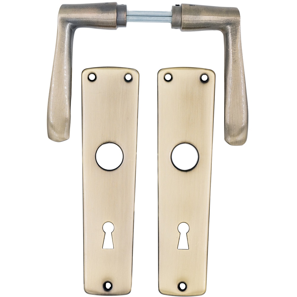 Maner cu sild ASSA ABLOY, aluminiu, 100 mm, 2 bucati, alama