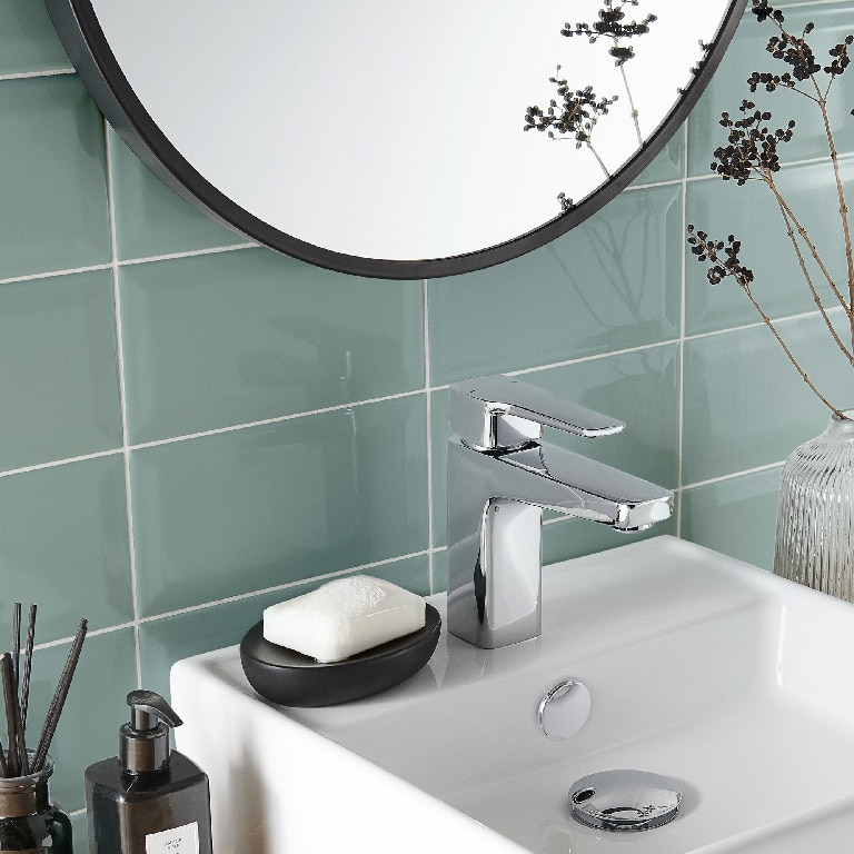 Faianta interior GoodHome Trentie, verde, 20 x 10 cm, suprafata 0.8 mp