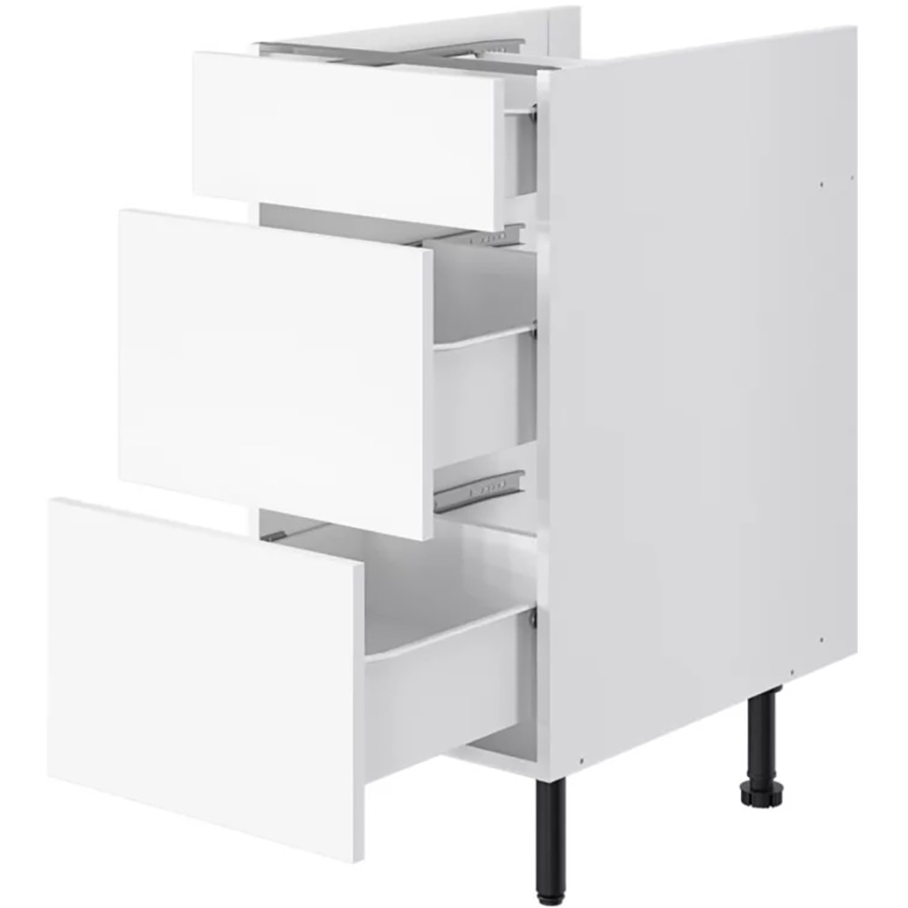 Corp inferior bucatarie Pragma, PAL, 40 x 59 x 86cm, alb