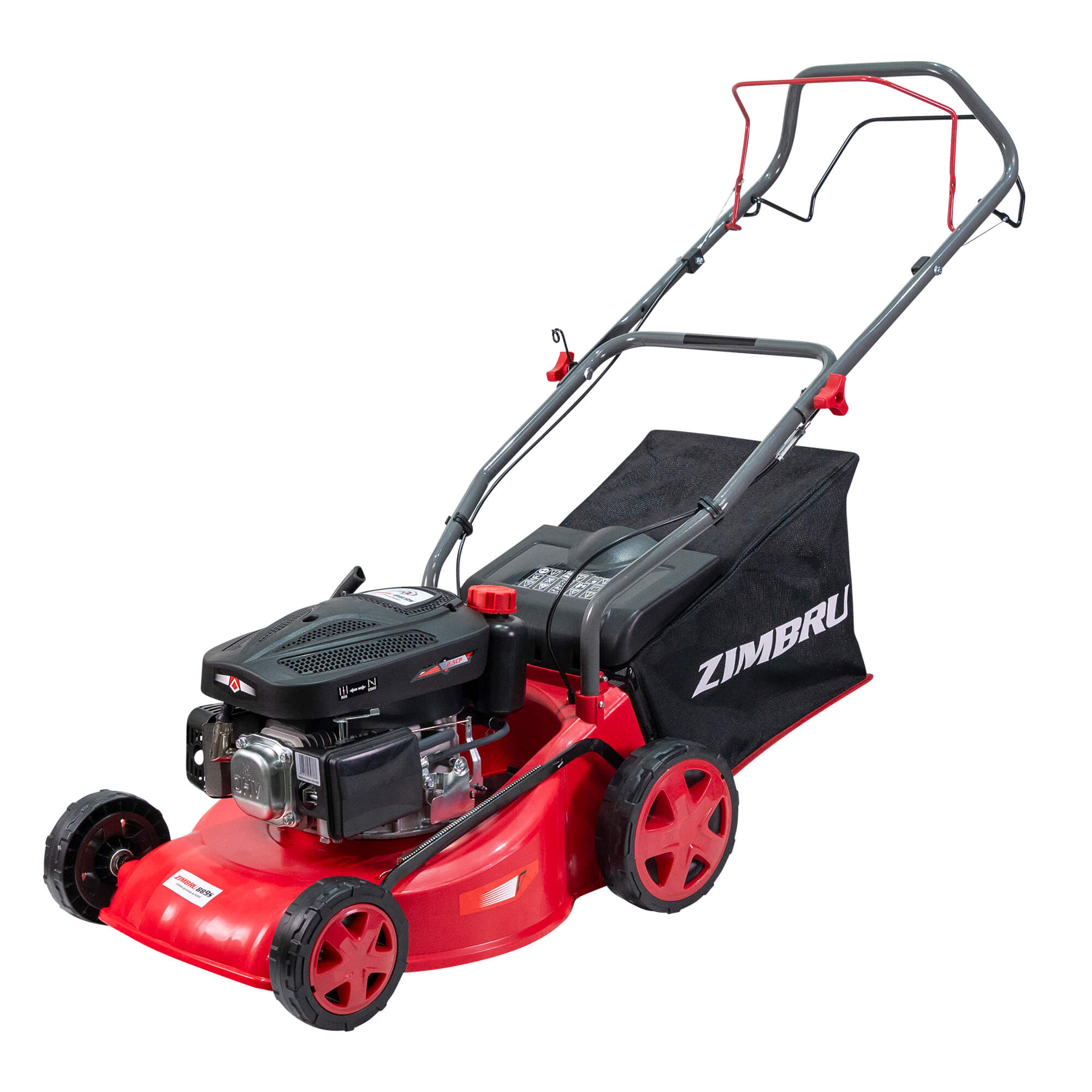 Masina de tuns gazonul Ruris Zimbru 889S, Benzina, 79CC, 2.5CP, latime taiere 40cm, sac 45L